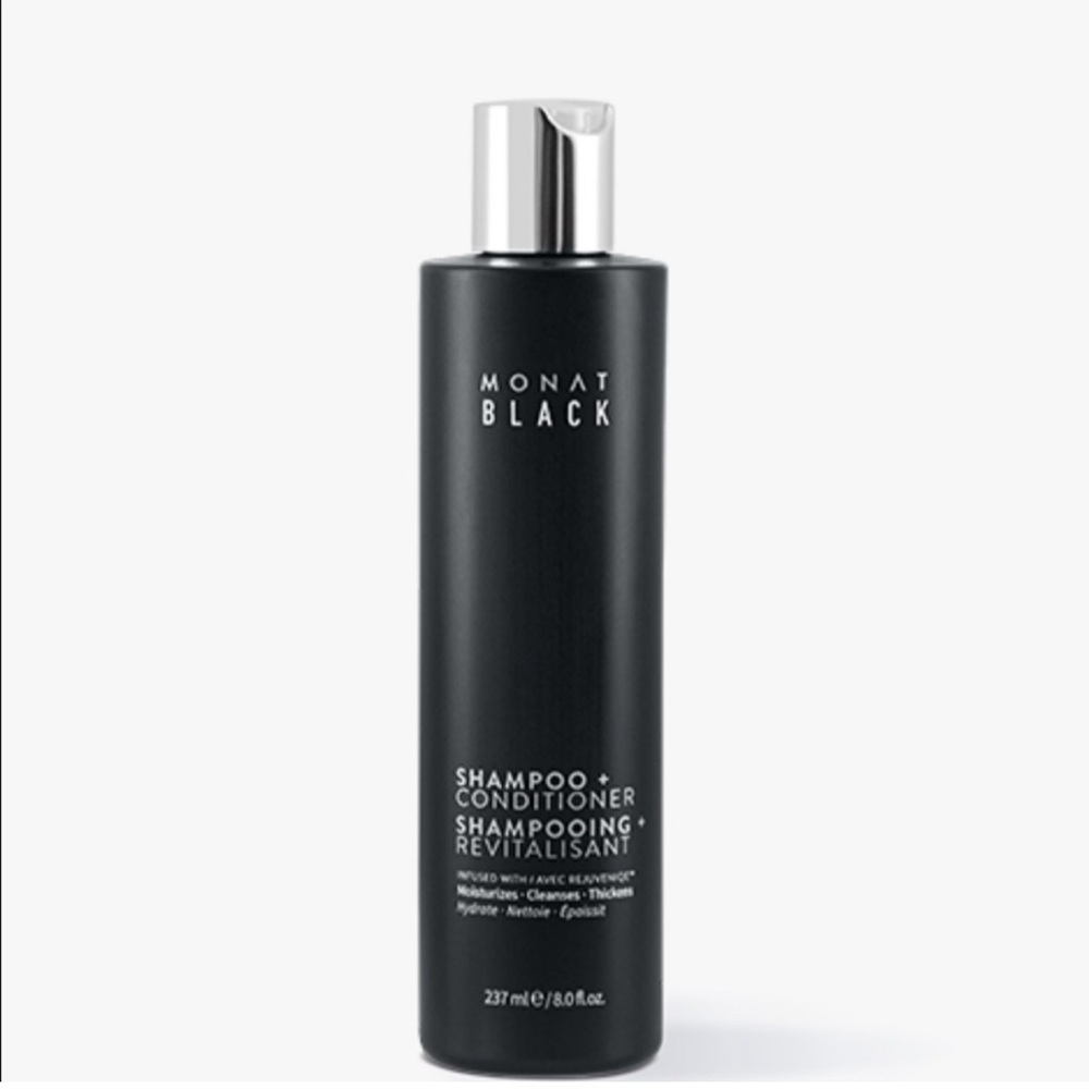 Monat black shampoo + conditioner in one